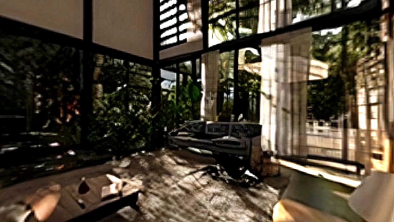 Same perspective with adjusted exposure and color grading