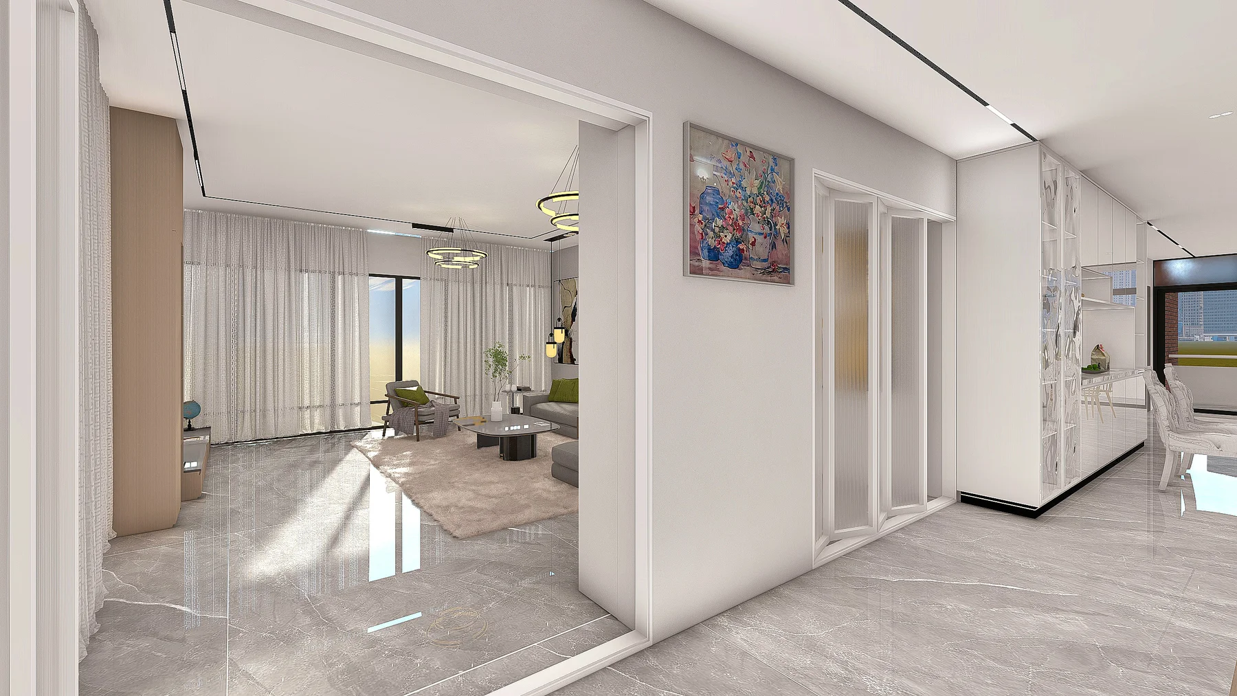 Gulshan 2 Domino Flat Interior — project view 13