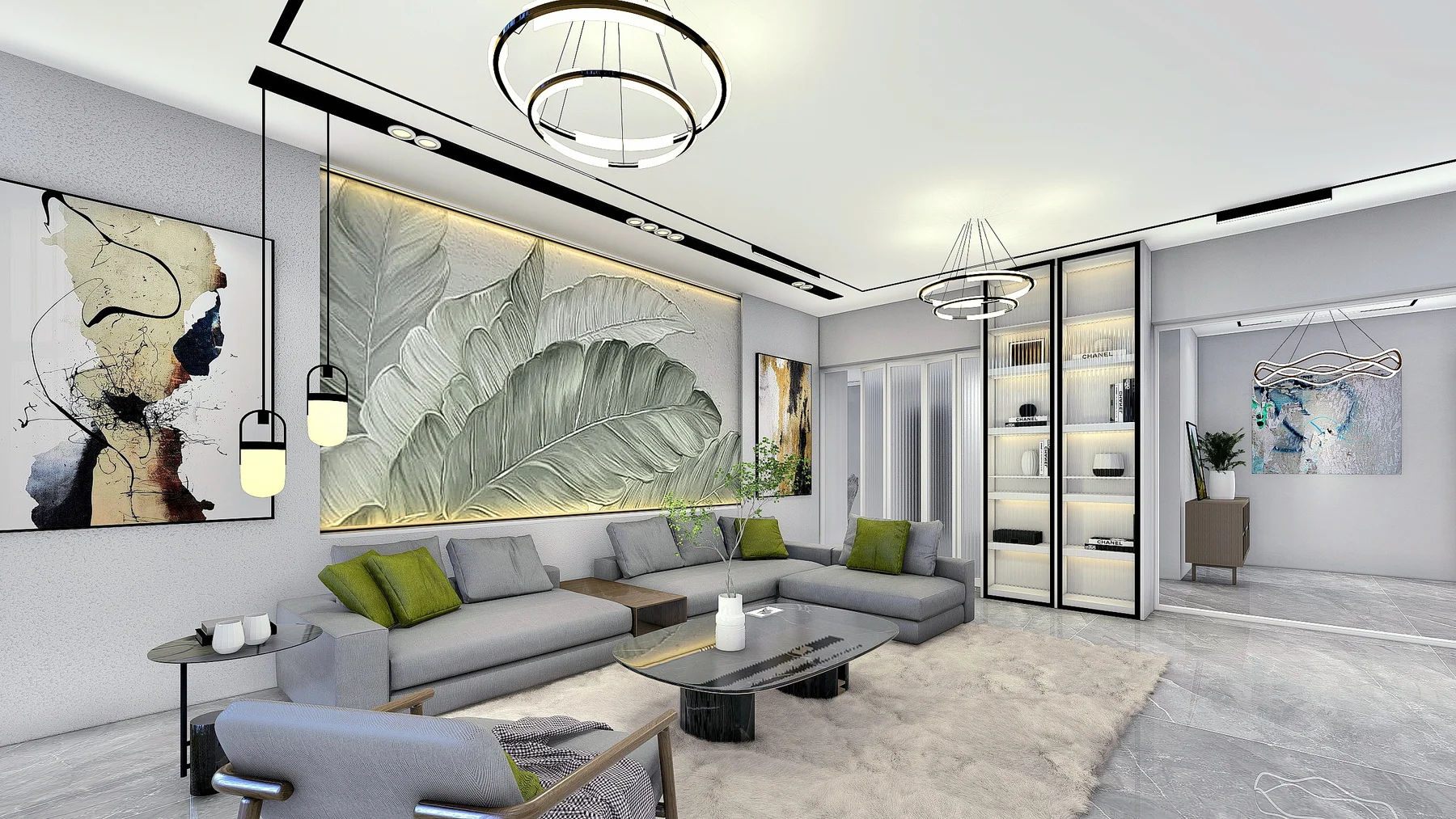 Gulshan 2 Domino Flat Interior — project view 4